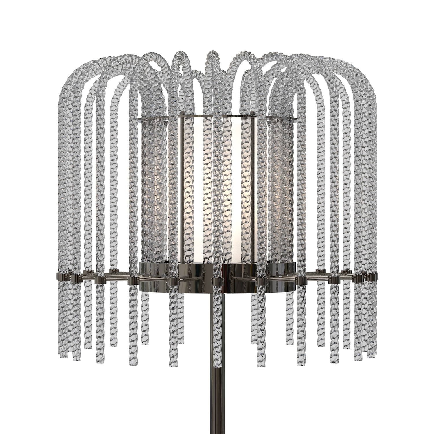 Luxury Blown Glass Floor Lamp