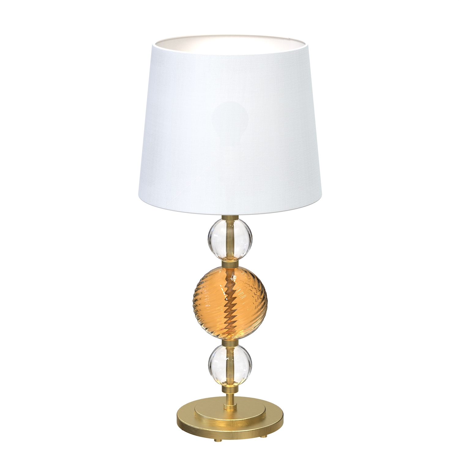 murano glass table lamp with shade