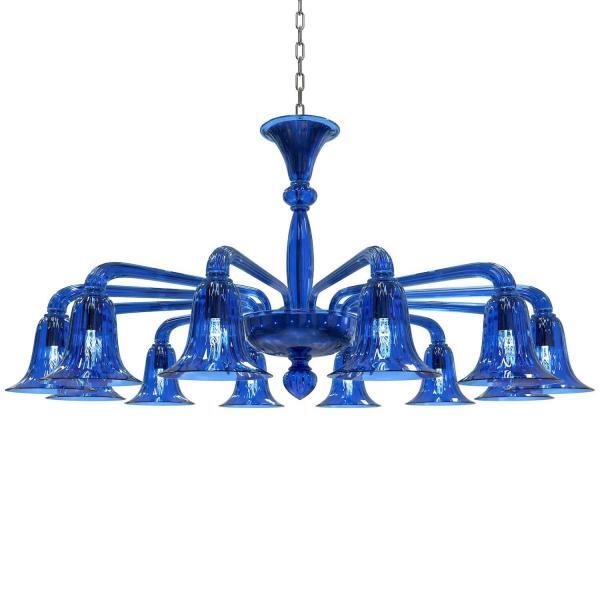 Modern-murano-glass-blue-chandelier