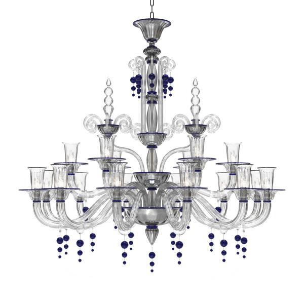 Murano-glass-18-lights-crystal-chandelier