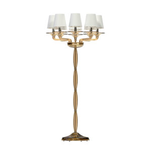 Luxury 8 lights glass floor lamp