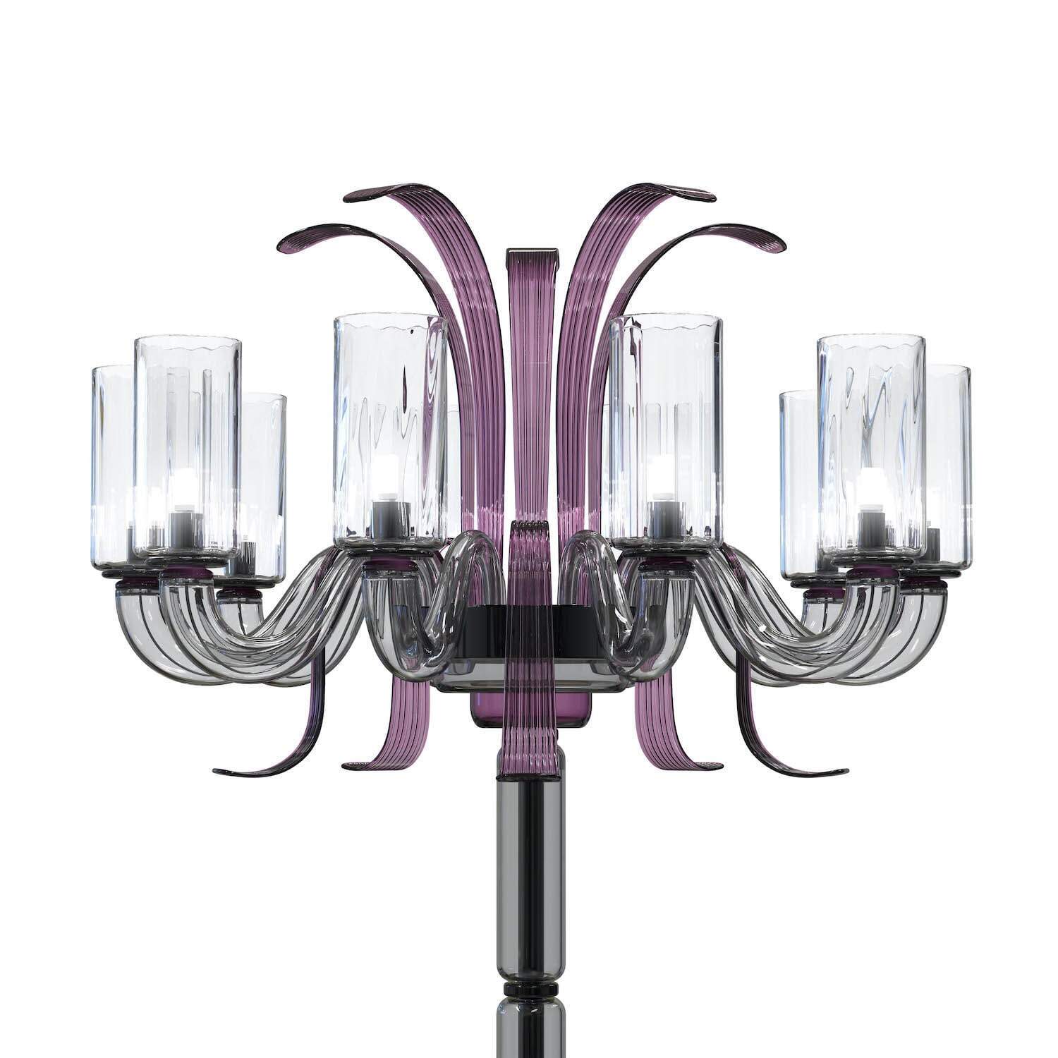 murano glass luxury floor lamp