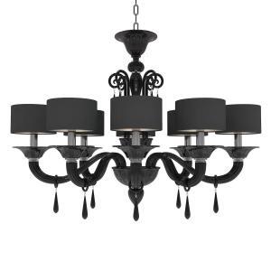 Luxury black Italian chandelier