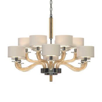 Modern 12 lights Murano chandelier